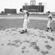 Tom Seaver and teammate Gary Gentry return to the mound after all chaos that ensued upon winning Mets’ first world championship back in 1969.
